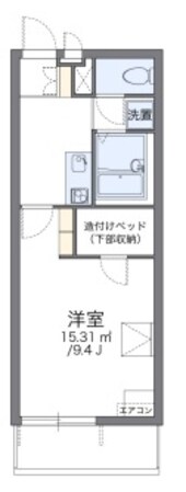 レオパレスあおば３７９４３の物件間取画像